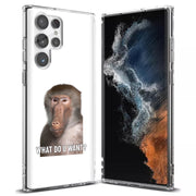 Meme Monkey 4 Print Slim Cover For Samsung Galaxy S (S24, S23, S22, S21 / Plus, FE, Ultra), Print in USA