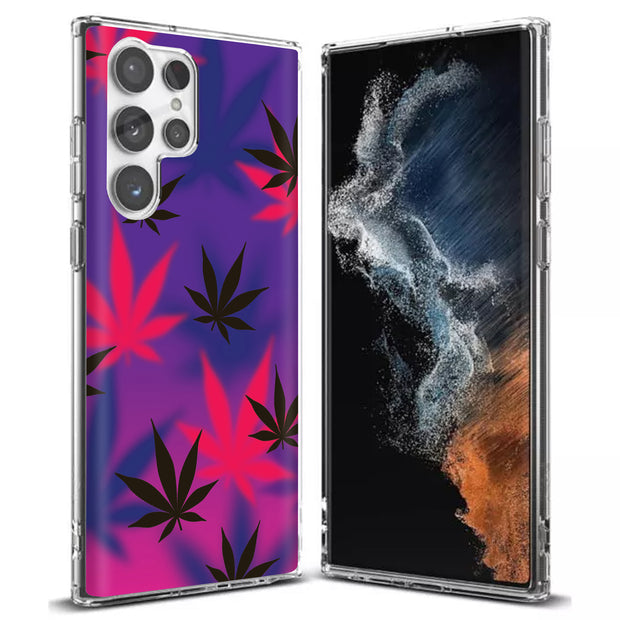 Marijuana 1 Print Slim Cover For Samsung Galaxy S (S24, S23, S22, S21 / Plus, FE, Ultra), Print in USA