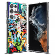 Street Graffiti Print Slim Cover For Samsung Galaxy S (S24, S23, S22, S21 / Plus, FE, Ultra), Print in USA