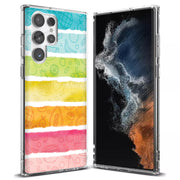 Color Fruit Print Slim Cover For Samsung Galaxy S (S24, S23, S22, S21 / Plus, FE, Ultra), Print in USA