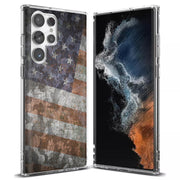 American Flag 2 Print Slim Cover For Samsung Galaxy S (S24, S23, S22, S21 / Plus, FE, Ultra), Print in USA