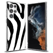 Zebra Stripe Print Slim Cover For Samsung Galaxy S (S24, S23, S22, S21 / Plus, FE, Ultra), Print in USA