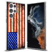 America Flag  Print Slim Cover For Samsung Galaxy S (S24, S23, S22, S21 / Plus, FE, Ultra), Print in USA