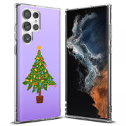 Xmas Tree Print Slim Cover For Samsung Galaxy S (S24, S23, S22, S21 / Plus, FE, Ultra), Print in USA