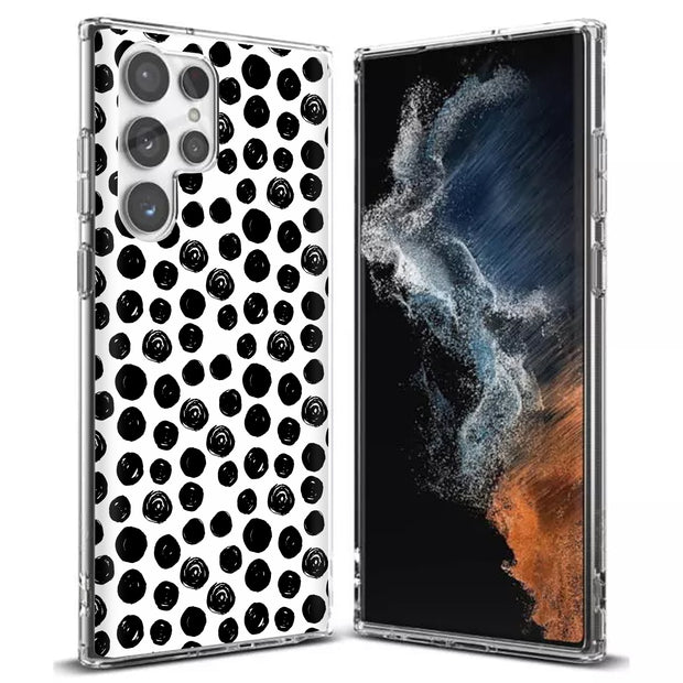 Polka Dot 8 Print Slim Cover For Samsung Galaxy S (S24, S23, S22, S21 / Plus, FE, Ultra), Print in USA