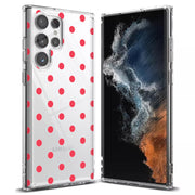 Dots Clear Print Slim Cover For Samsung Galaxy S (S24, S23, S22, S21 / Plus, FE, Ultra), Print in USA