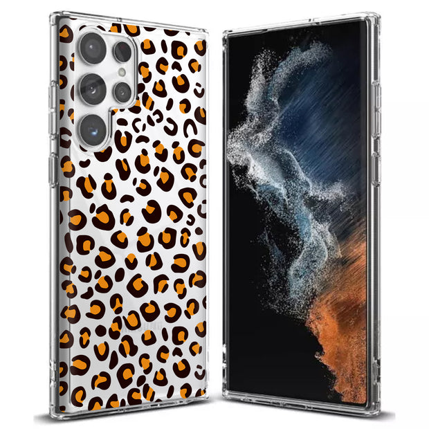 Leopard 1 Print Slim Cover For Samsung Galaxy S (S24, S23, S22, S21 / Plus, FE, Ultra), Print in USA