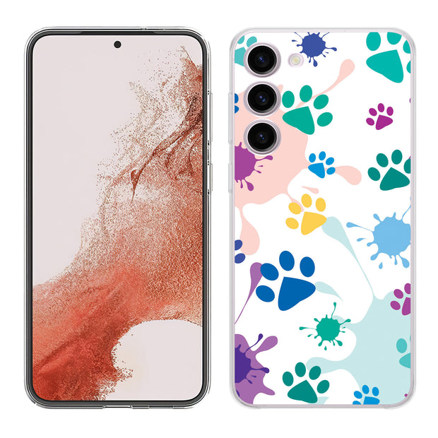 Paw Color 2 Print Slim Cover For Samsung Galaxy S (S24, S23, S22, S21 / Plus, FE, Ultra), Print in USA