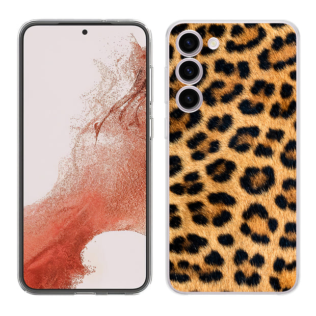 Leopard Fur 4 Print Slim Cover For Samsung Galaxy S (S24, S23, S22, S21 / Plus, FE, Ultra), Print in USA