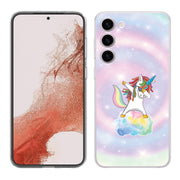 Unicorn Dabbing Print Slim Cover For Samsung Galaxy S (S24, S23, S22, S21 / Plus, FE, Ultra), Print in USA