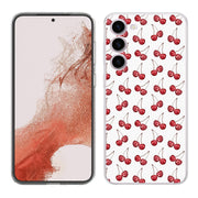 Cherries Print Slim Cover For Samsung Galaxy S (S24, S23, S22, S21 / Plus, FE, Ultra), Print in USA