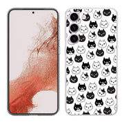 Cute Kitten Print Slim Cover For Samsung Galaxy S (S24, S23, S22, S21 / Plus, FE, Ultra), Print in USA