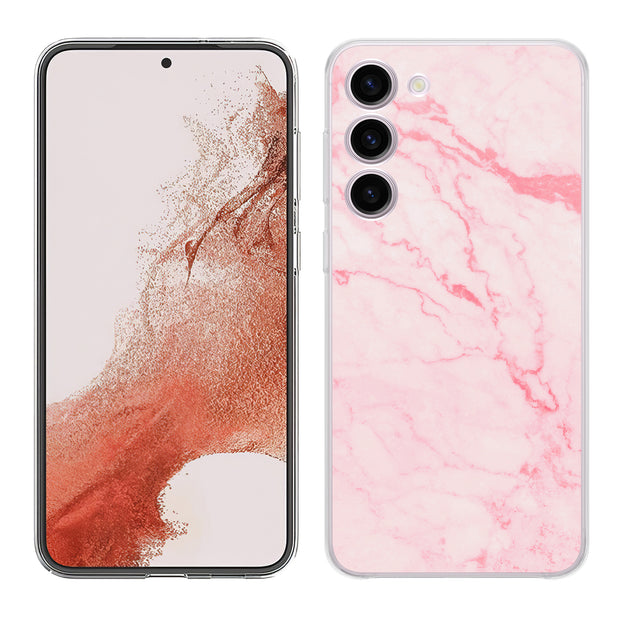 Pink Marble 2 Print Slim Cover For Samsung Galaxy S (S24, S23, S22, S21 / Plus, FE, Ultra), Print in USA