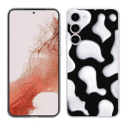 CowHide Black Print Slim Cover For Samsung Galaxy S (S24, S23, S22, S21 / Plus, FE, Ultra), Print in USA