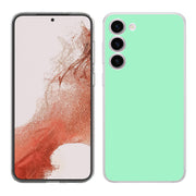 Mint Green Print Slim Cover For Samsung Galaxy S (S24, S23, S22, S21 / Plus, FE, Ultra), Print in USA