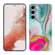 Colorful Marble Print Slim Cover For Samsung Galaxy S (S24, S23, S22, S21 / Plus, FE, Ultra), Print in USA