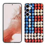 USA Baseball Print Slim Cover For Samsung Galaxy S (S24, S23, S22, S21 / Plus, FE, Ultra), Print in USA