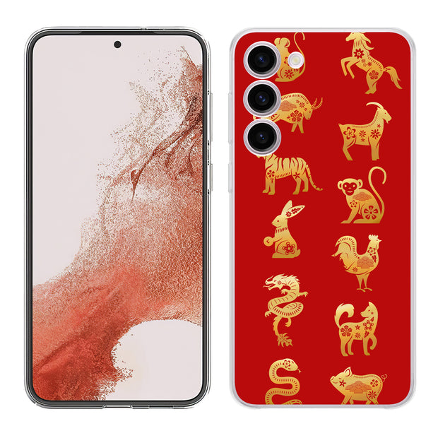 Chinese zodiac1 Print Slim Cover For Samsung Galaxy S (S24, S23, S22, S21 / Plus, FE, Ultra), Print in USA