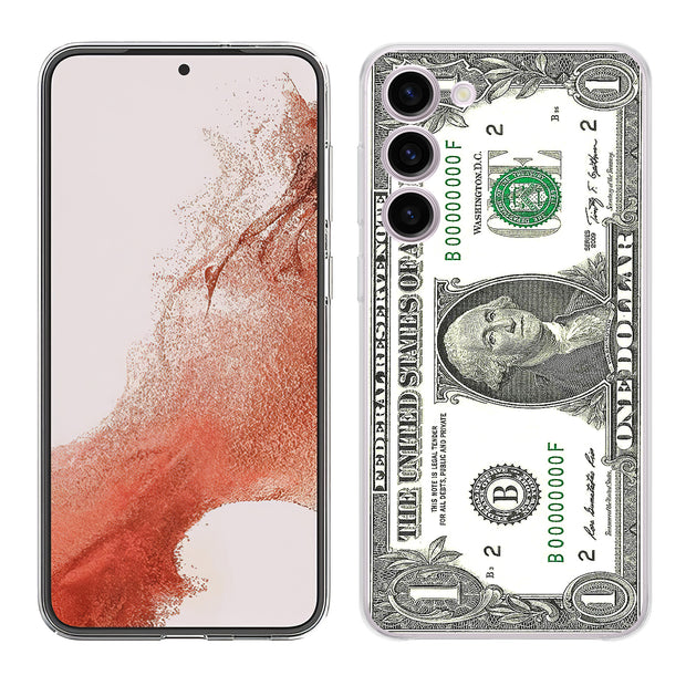 One Dollar Bill Print Slim Cover For Samsung Galaxy S (S24, S23, S22, S21 / Plus, FE, Ultra), Print in USA