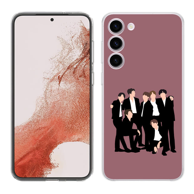 BTS Bangtan 15 Print Slim Cover For Samsung Galaxy S (S24, S23, S22, S21 / Plus, FE, Ultra), Print in USA