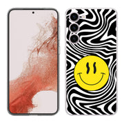 Trippy Smiley Print Slim Cover For Samsung Galaxy S (S24, S23, S22, S21 / Plus, FE, Ultra), Print in USA