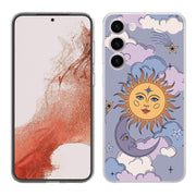 Sun Moon Stars Print Slim Cover For Samsung Galaxy S (S24, S23, S22, S21 / Plus, FE, Ultra), Print in USA