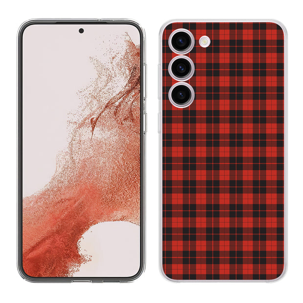 Classic Plaid 2 Print Slim Cover For Samsung Galaxy S (S24, S23, S22, S21 / Plus, FE, Ultra), Print in USA