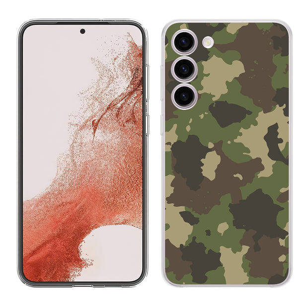 Camouflage 3 Print Slim Cover For Samsung Galaxy S (S24, S23, S22, S21 / Plus, FE, Ultra), Print in USA