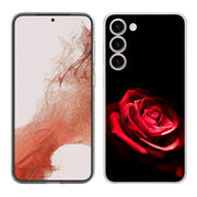 Romantic Rose Print Slim Cover For Samsung Galaxy S (S24, S23, S22, S21 / Plus, FE, Ultra), Print in USA