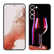 Red Wine Glass Print Slim Cover For Samsung Galaxy S (S24, S23, S22, S21 / Plus, FE, Ultra), Print in USA