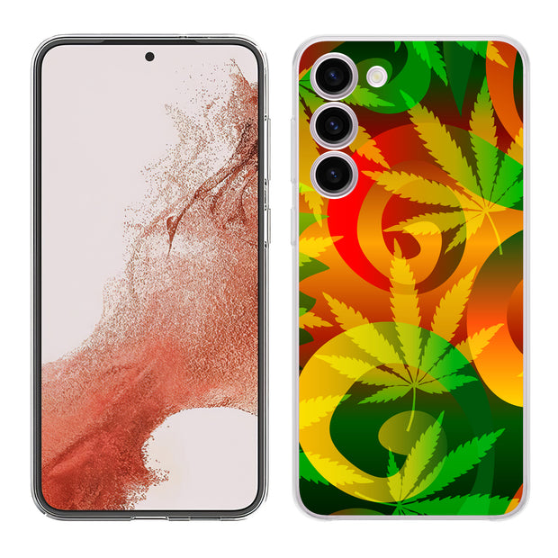 Marijuana Art Print Slim Cover For Samsung Galaxy S (S24, S23, S22, S21 / Plus, FE, Ultra), Print in USA