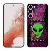 Alien Weed Print Slim Cover For Samsung Galaxy S (S24, S23, S22, S21 / Plus, FE, Ultra), Print in USA