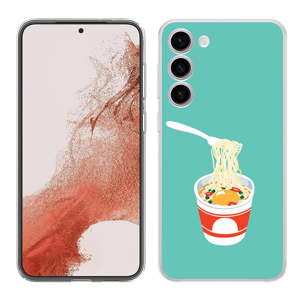 Tasty Ramen Print Slim Cover For Samsung Galaxy S (S24, S23, S22, S21 / Plus, FE, Ultra), Print in USA