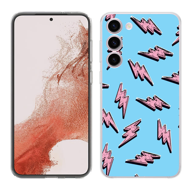 Lightning Shape Print Slim Cover For Samsung Galaxy S (S24, S23, S22, S21 / Plus, FE, Ultra), Print in USA