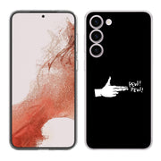 Pew Pew Hand Print Slim Cover For Samsung Galaxy S (S24, S23, S22, S21 / Plus, FE, Ultra), Print in USA