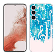 Music Note Print Slim Cover For Samsung Galaxy S (S24, S23, S22, S21 / Plus, FE, Ultra), Print in USA