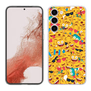 Square Emojis Print Slim Cover For Samsung Galaxy S (S24, S23, S22, S21 / Plus, FE, Ultra), Print in USA