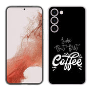 First Coffee Print Slim Cover For Samsung Galaxy S (S24, S23, S22, S21 / Plus, FE, Ultra), Print in USA