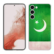 Pakistan Flag Print Slim Cover For Samsung Galaxy S (S24, S23, S22, S21 / Plus, FE, Ultra), Print in USA