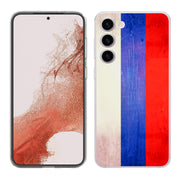 Old Flag Russia Print Slim Cover For Samsung Galaxy S (S24, S23, S22, S21 / Plus, FE, Ultra), Print in USA