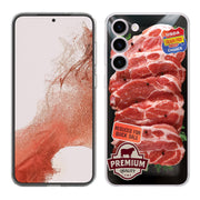 Beef Print Slim Cover For Samsung Galaxy S (S24, S23, S22, S21 / Plus, FE, Ultra), Print in USA