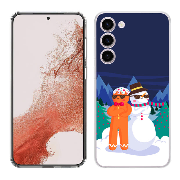 Cool Snowman Print Slim Cover For Samsung Galaxy S (S24, S23, S22, S21 / Plus, FE, Ultra), Print in USA