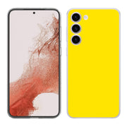 Yellow Print Slim Cover For Samsung Galaxy S (S24, S23, S22, S21 / Plus, FE, Ultra), Print in USA