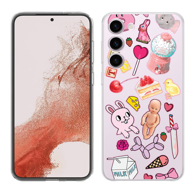 Baby Collage Print Slim Cover For Samsung Galaxy S (S24, S23, S22, S21 / Plus, FE, Ultra), Print in USA