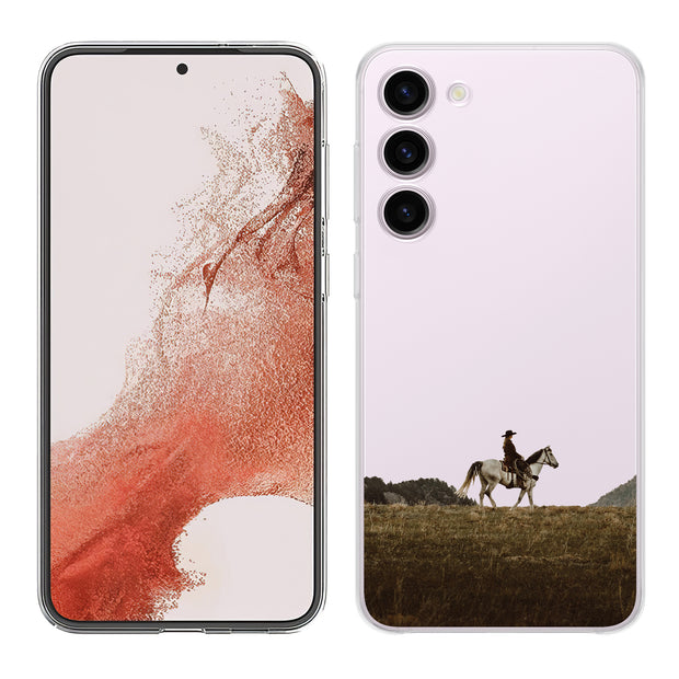 Horse Riding Print Slim Cover For Samsung Galaxy S (S24, S23, S22, S21 / Plus, FE, Ultra), Print in USA