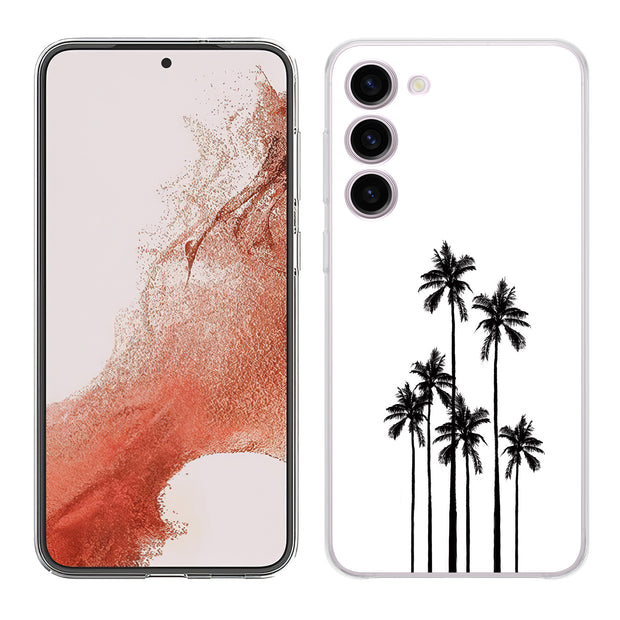 Palm Trees Print Slim Cover For Samsung Galaxy S (S24, S23, S22, S21 / Plus, FE, Ultra), Print in USA