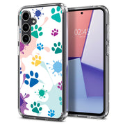 Paw Color 2 Print Slim Cover For Samsung Galaxy S (S24, S23, S22, S21 / Plus, FE, Ultra), Print in USA