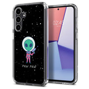 Pew Pew Alien Print Slim Cover For Samsung Galaxy S (S24, S23, S22, S21 / Plus, FE, Ultra), Print in USA