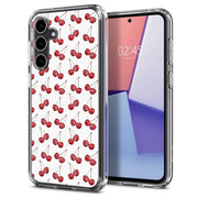 Cherries Print Slim Cover For Samsung Galaxy S (S24, S23, S22, S21 / Plus, FE, Ultra), Print in USA