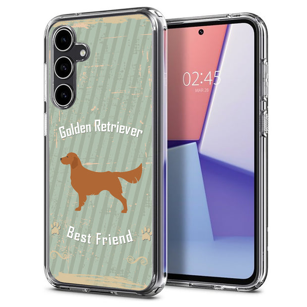 Retriever Dog Print Slim Cover For Samsung Galaxy S (S24, S23, S22, S21 / Plus, FE, Ultra), Print in USA